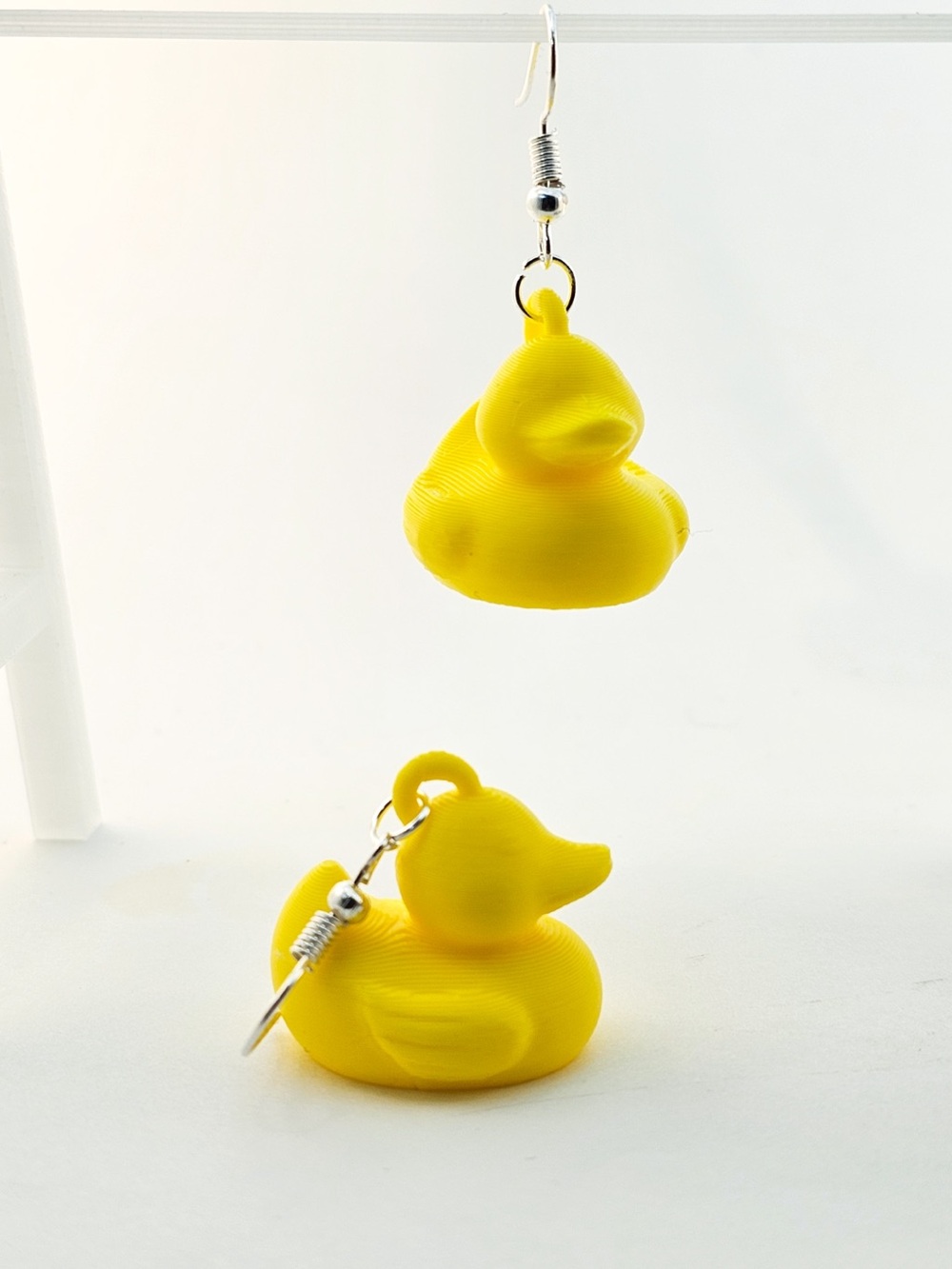 Yellow Duck Earrings